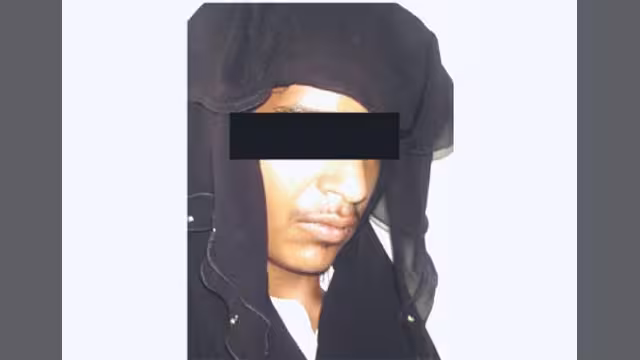 ضبط شاب متنكر بزي امرأة في إب