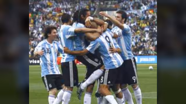 الأرجنتين تفوز على نيجيريا بهدف في مونديال2010
