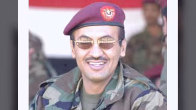 أحمد علي صالح يستقبل وفداً عسكرياً فرنسياً
