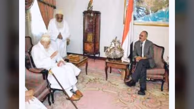الرئيس اليمني يستقبل سلطان البهرة محمد برهان الدين