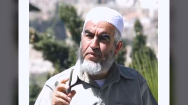 الإفراج عن رئيس الحركة الإسلامية في الأراضي المحتلة رائد صلاح