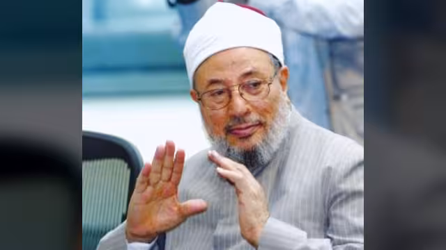 الدكتور القرضاوي: لا حل إلا استقالة مبارك ورحيله من مصر