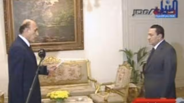 عمر سليمان نائب الرئيس المصري في سطور