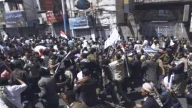 هيومن رايتس تدعو لحماية المتظاهرين في اليمن
