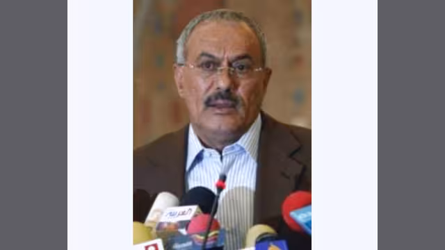 الرئيس صالح يهاجم يهاجم الأحزاب المعارضة وشباب الثورة