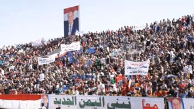 مهرجان انتخابي حاشد دعما لهادي في العاصمة صنعاء