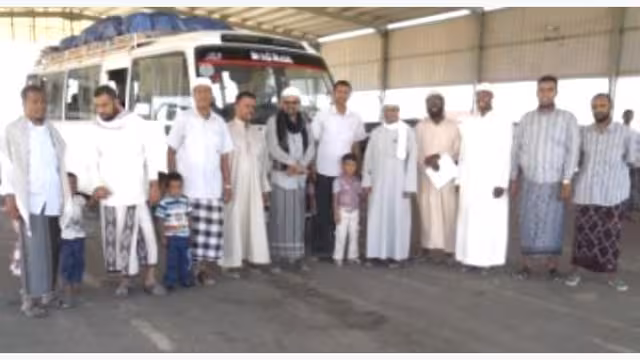 وصول وفد جمعية القرآن بوادي حضرموت  إلى المدينة المنورة ضمن رحلتهم لاداء العمرة