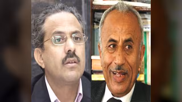 تكريم الاعلاميين اليمنيين الزلب والجمرة في المهرجان الخليجي