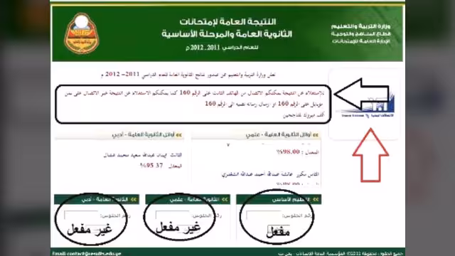 نشوان نيوز ينشر اسماء اوائل اليمن .. وزارة التربية تعلن نتائج الثانوية بقسميها للعام 2011-2012