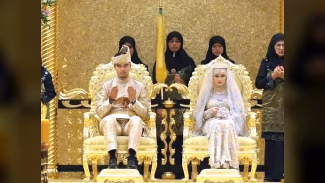 زواج ابنة سلطان بروناي في أفخم القصور الملكية