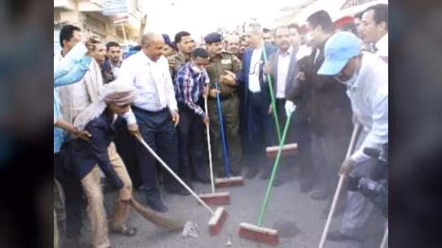 محافظة تعز : مشاركه شعبية ورسمية في حملة شارك