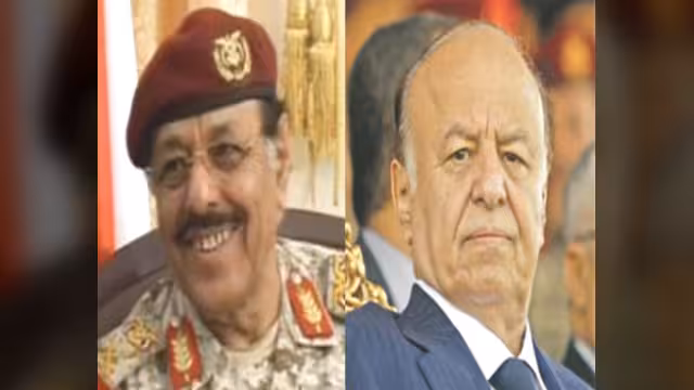 مصادر في الرئاسة اليمنية تنفي اية خلافات بين الرئيس هادي واللواء محسن