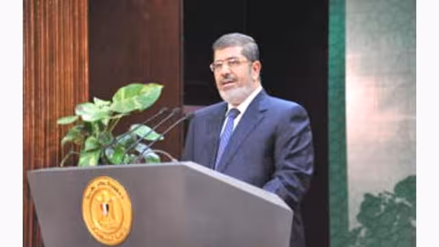 مرسي: تحقق الكثير من أهداف الثورة المصرية.. نص الخطاب بمناسبة المولد النبوي وفيديو