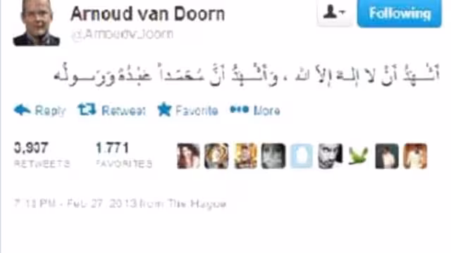 سياسي هولندي مناهض للإسلام يعلن إسلامه