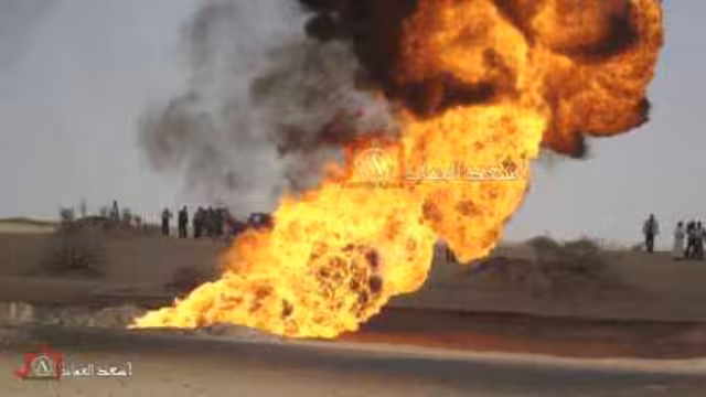 الكشف عن هويات مفجري أنبوب النفط بصرواح وتخريبه للمرة للثالثة (الأسماء)
