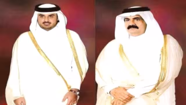 انقلاب أبيض في قطر  يجبر الأمير حمد بن خليفة على تسليم الحكم لابنه تميم
