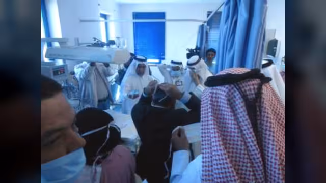 وفد قطري يطلع على العمل ببرنامج القلب الدائم بالمستشفى السعودي الألماني بصنعاء