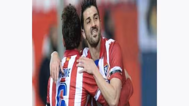 فيا يقود أتلتيكو مدريد للفوز على سيلتا فيغو بثنائية واعتلاء الوصافة