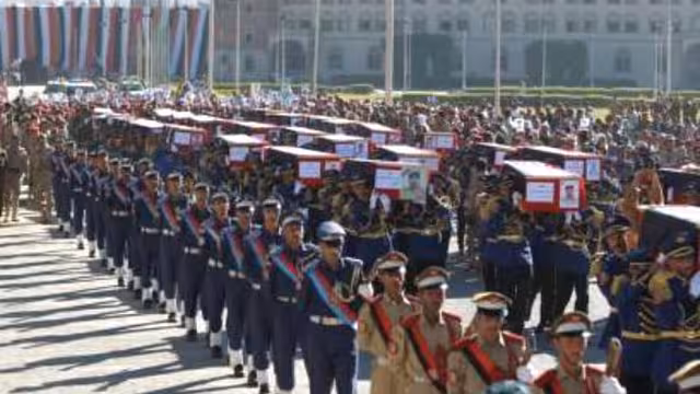 تشييع جثامين شهداء النقطة الأمنية في حضرموت بحضور الترب والأشول
