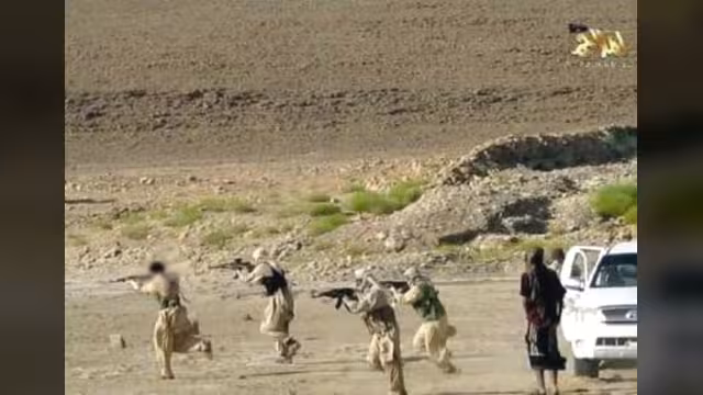 القاعدة ينشر تسجيلاً مصوراً لاقتحام نقطة هينن العسكرية بحضرموت