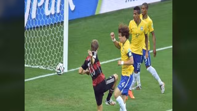 بالفيديو.. المانيا تدق البرازيل بخماسية في الشوط الاول