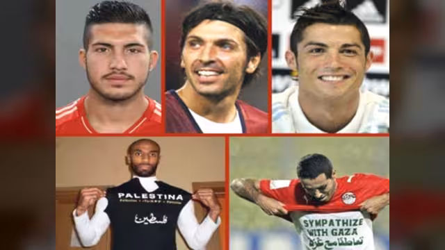 نجوم الكرة العالمية يتضامنون مع غزة ضد العدوان الصهيوني