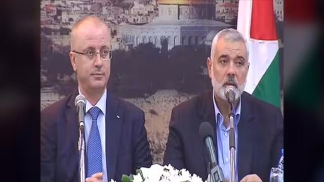 الحمد الله وهنية يؤكدان بغزة على الإعمار والمصالحة