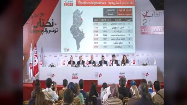 "نداء تونس" يفوز بـ85 مقعدا مقابل 69 للنهضة