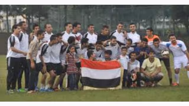 فريق طلاب يمنيين يفوز على فريق ماليزي في مباراة ودية