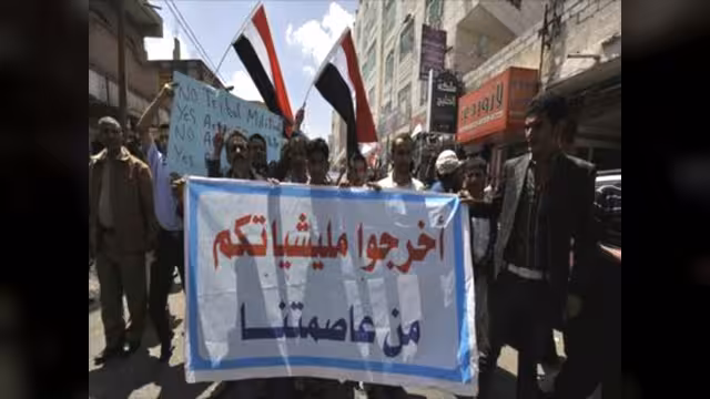 سلمية الشباب مقابل عنف الحوثيين في اليمن