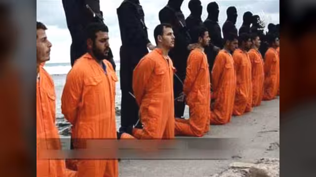 "داعش" ليبيا يذبح الرهائن الأقباط