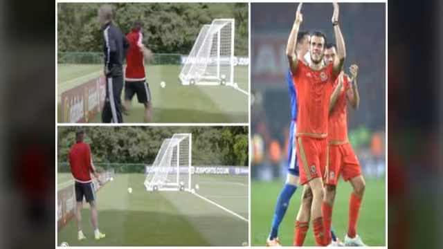 بالفيديو.. بيل يخطف الأضواء بهدف من خلف المرمى!
