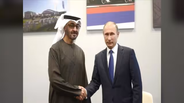 ولي عهد أبو ظبي يبحث مع بوتين سورية واليمن