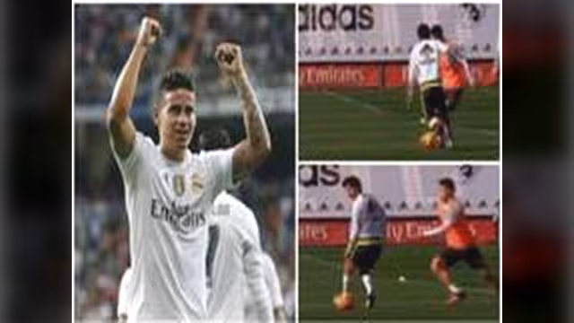بالفيديو.. جيمس رودريغيز يُحرج نجل زيدان ب "كوبري عالمي"