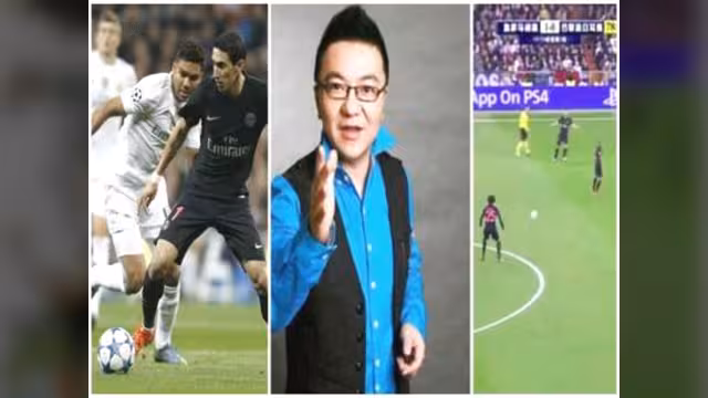 بالفيديو..طرد معلق صيني بسبب "شخيره" في مباراة ريال مدريد!