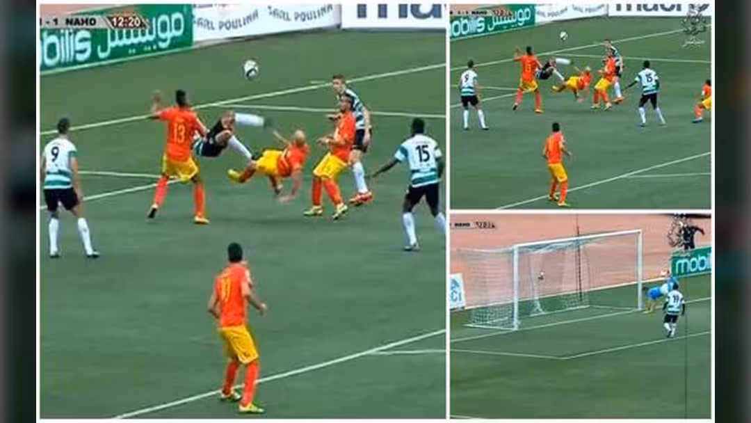 بالفيديو..لاعب جزائري يسجل هدفا رائعا ب"لعبة مقصية"
