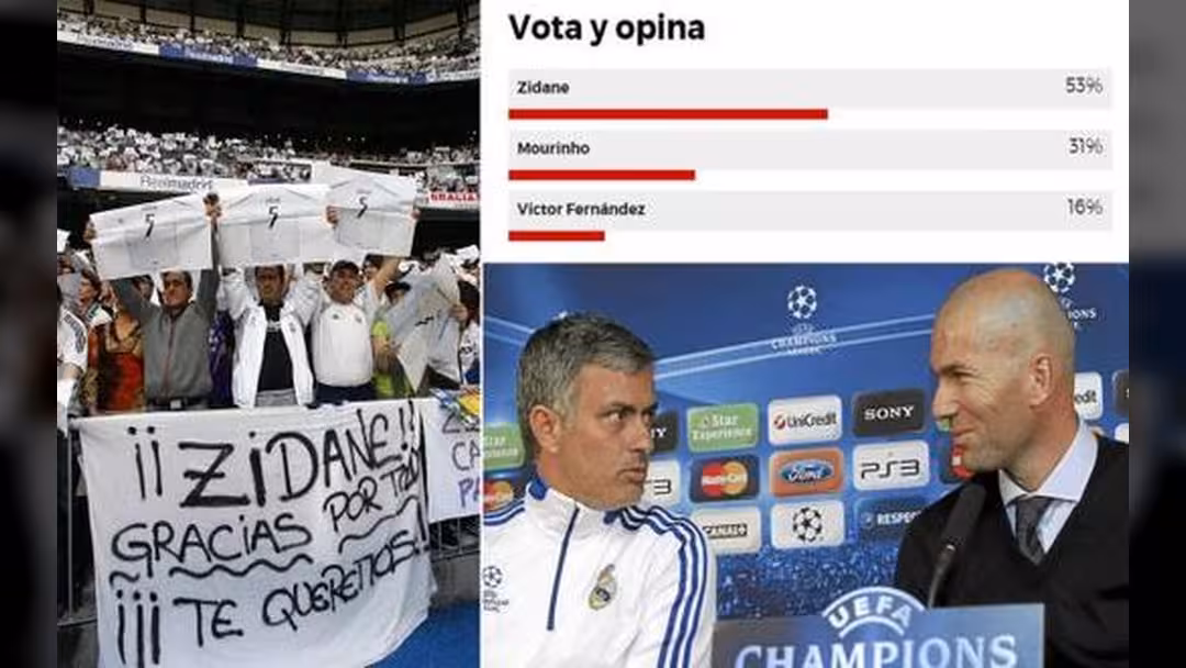 جماهير ريال مدريد:"لا لمورينيو..نعم لزين الدين زيدان مدرباً للملكي"