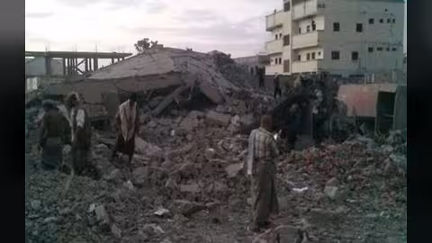 انفجار في مبنى الأمن السياسي بمدينة الحوطة بلحج