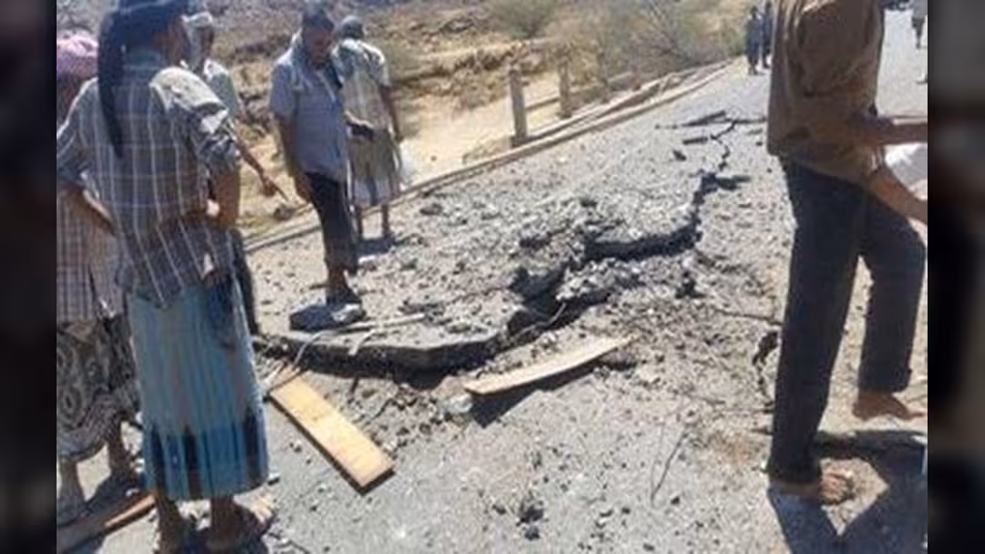 غارة تستهدف جسراً في شبوة ومصادر تقول إنها استهدفت "القاعدة" (صورة)