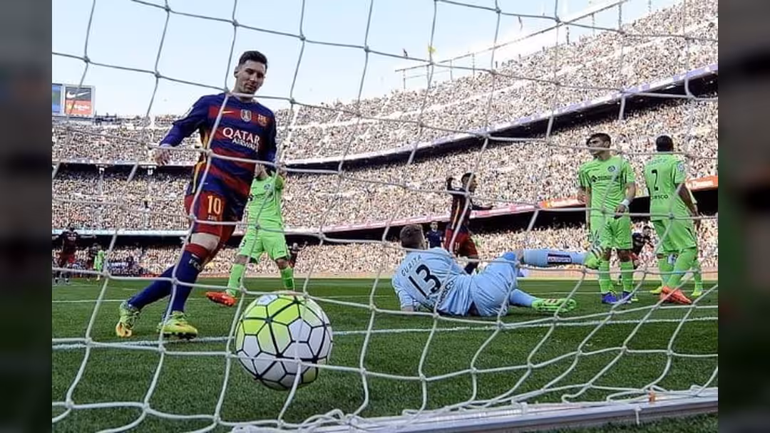 برشلونة يمطر شباك خيتافي بسداسية (فيديو)