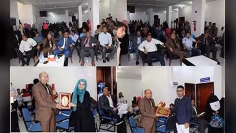 حفل فني وخطابي في الجامعة الإماراتية بصنعاء تكريماً للأوائل
