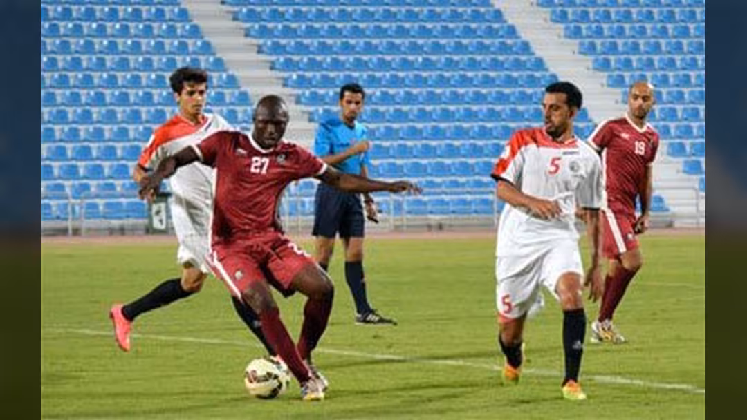 المنتخب الوطني لكرة القدم يتعادل سلبيا مع منتخب قطر العسكري