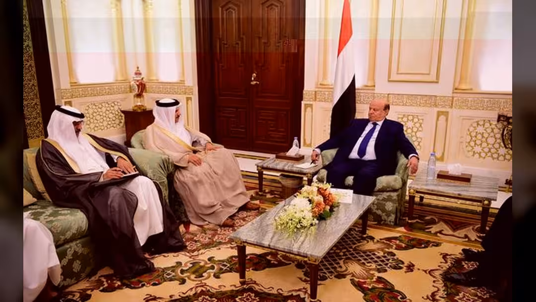 هادي يستقبل أمين عام مجلس التعاون الخليجي