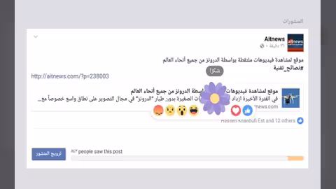 فيس بوك يضيف زهرة بنفسجية بمناسبة عيد الأم