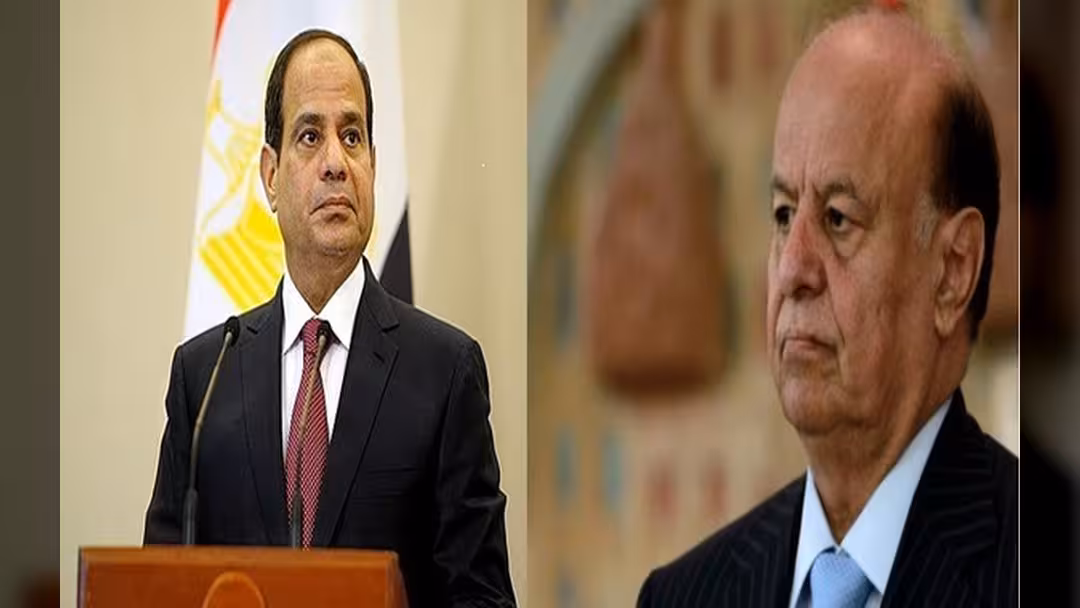 الرئيس هادي يعزي نظيره المصري في ضحايا تحطم الطائرة المنكوبة