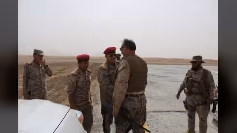 نائب قائد القوات البرية السعودية يصل محافظة مأرب