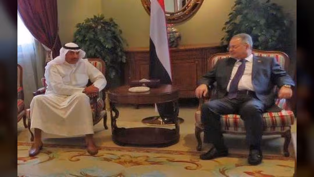 المخلافي يلتقي نائب رئيس الوزراء الكويتي