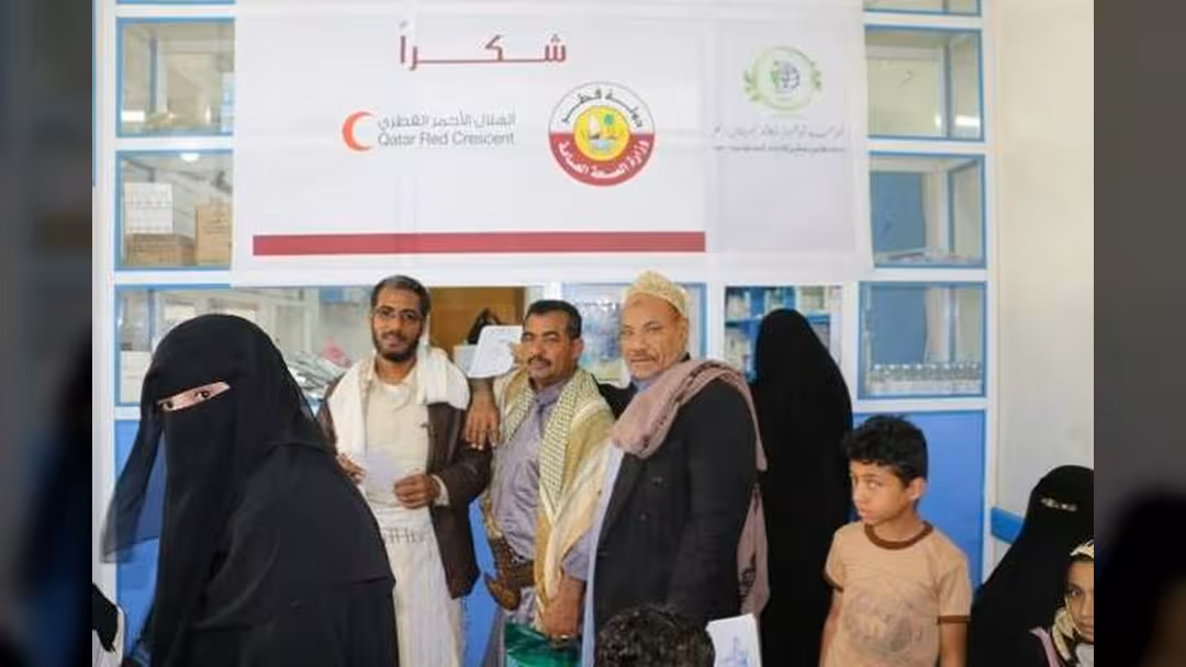منحة دوائية من قطرلمركز السرطان في تعز