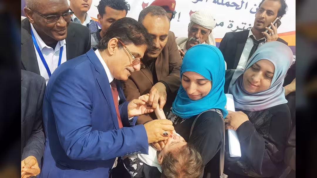 الصحة العالمية: 40 ألف عامل يشارك بحملة التحصين ضد شلل الطفال
