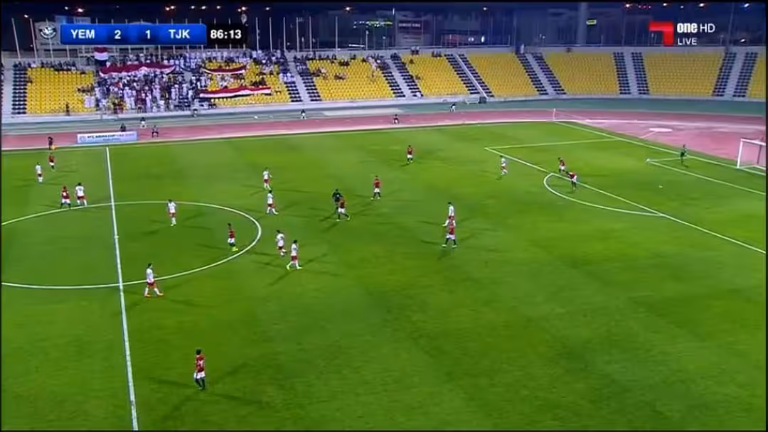 منتخب اليمن يفوز في أولى مبارياته مع طاجيكستان 2 مقابل 1